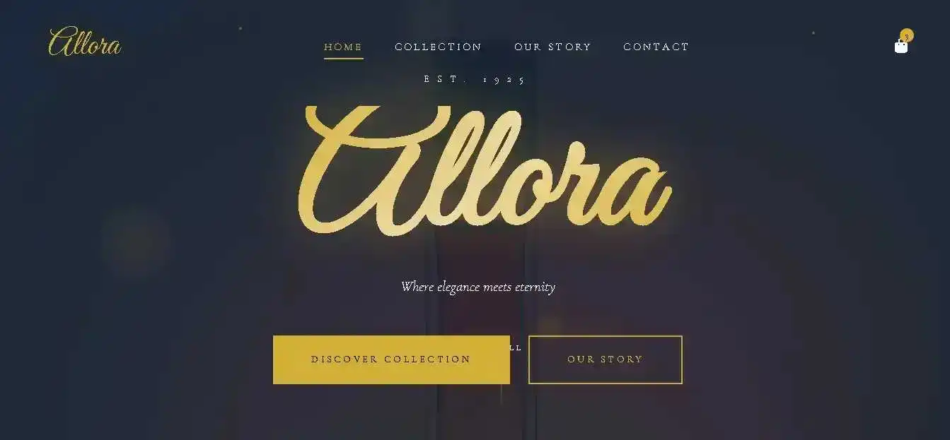 Perfume Landing Page